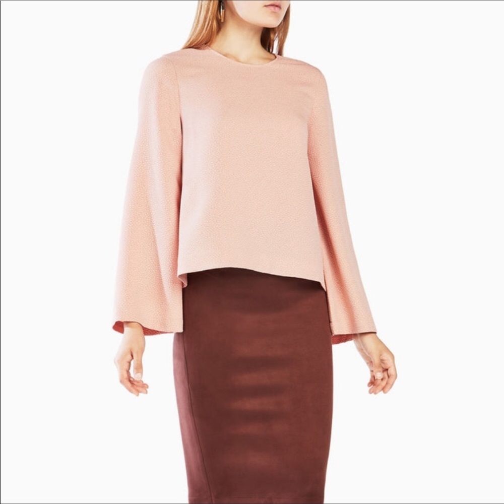 BCBGMAXAZRIA Tracey Angel Sleeve Top - Picture 2 of 5